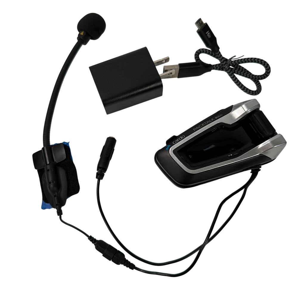 Cardo Packtalk Bold Motorcycle Helmet Bluetooth Communicator